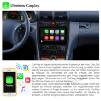 4G LTE 9'' Radio 4+64GB GPS Navi Carplay Android Auto für Mercedes Benz C-Klasse W203