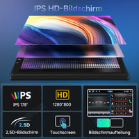 10,1 Zoll 2+64GB Android 14 Autoradio für Renault Master 2019–2023, Opel Movano B 2019–2021, Nissan NV400 2019–2023, kabelloses CarPlay Android Auto GPS-Navigation Bluetooth Wi-Fi DSP FM RDS 1280x800 Touchscreen