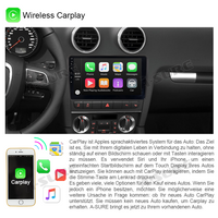 Für Audi A3 S3 RS3 8P Carplay Autoradio 2+32GB Android 12 GPS Navi WIFI BT