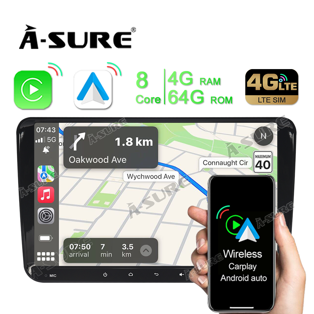 Autoradio Carplay GPS 10.0 VW T5, autoradio-boutique
