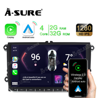 9‘’ ANDROID 12 AUTORADIO 2+32GB CARPLAY FÜR VW GOLF V VI PLUS PASSAT SHARAN 7N EOS T5
