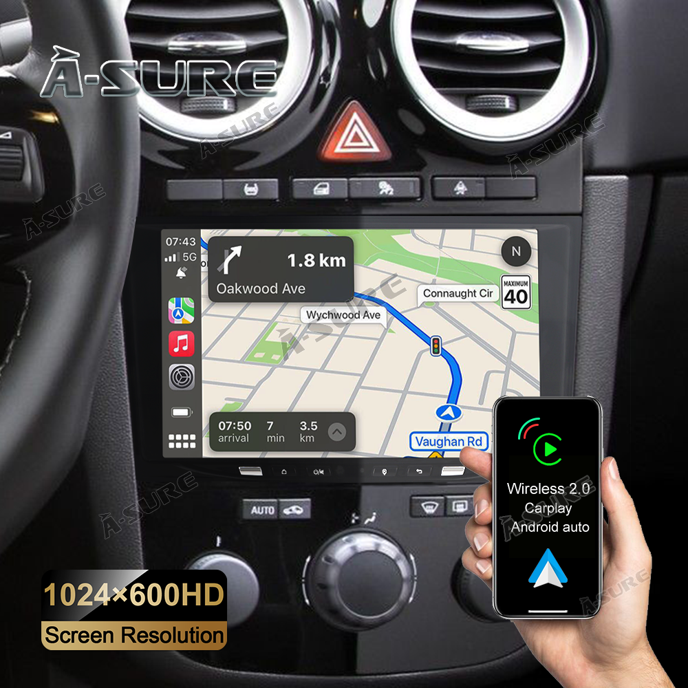 8'' 2+32G Carplay Android Auto Radio Navi GPS BC für Astra H 2004-2008 Zafira B 2005-2015