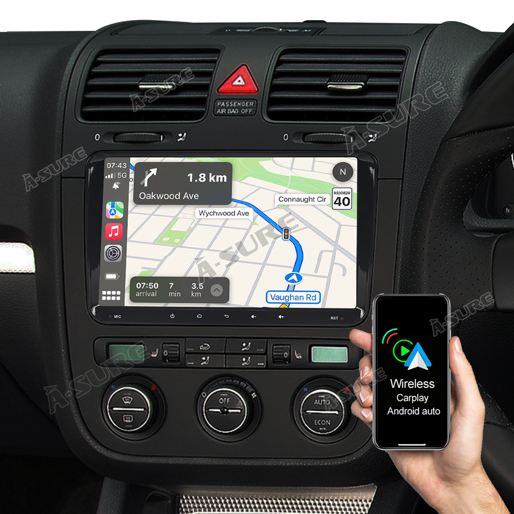 2 Din Radio in 10 Minuten in VW Polo einbauen: A-Sure K42 Android Auto  Apple Carplay 