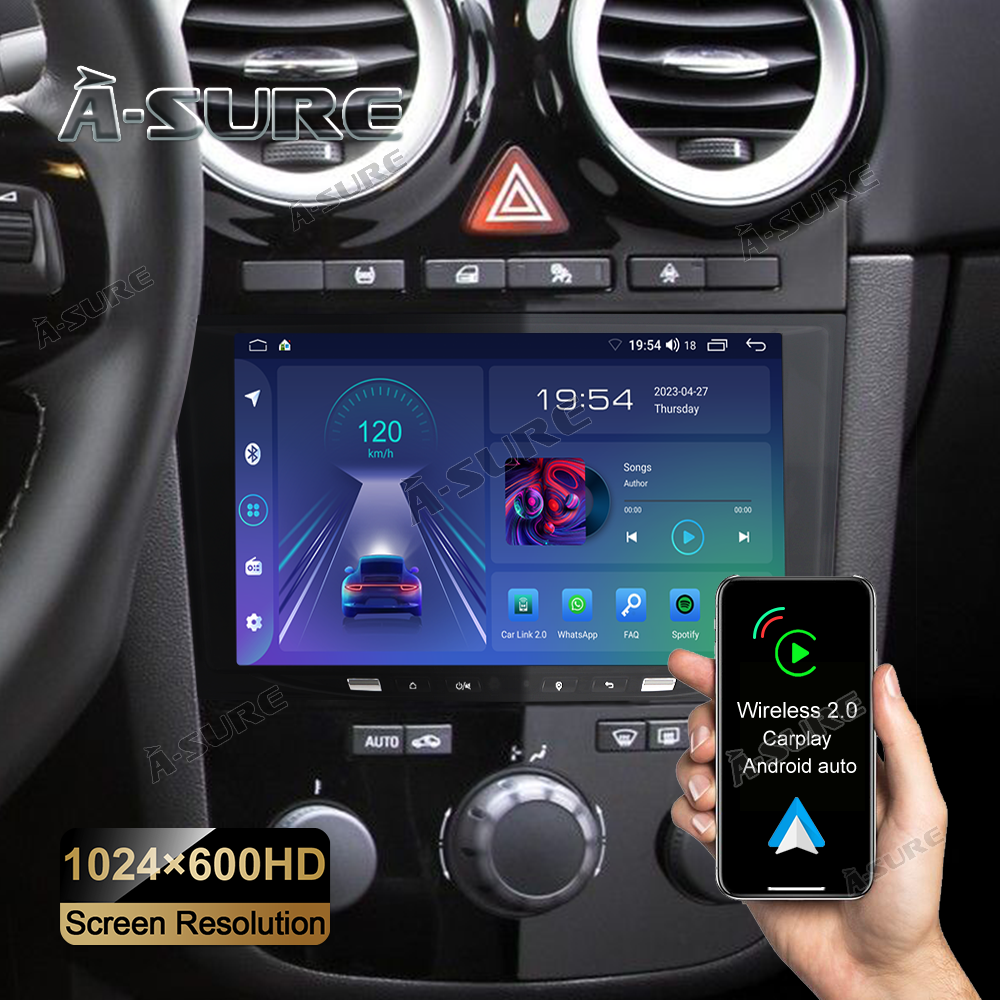 2+32G Carplay Android Auto Radio Navi GPS BC für Astra H 2004-2008 Zafira B 2005-2015