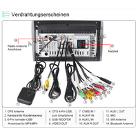 Android 12 Autoradio 2+32GB GPS Navi CarPlay DSP Für Toyota Corolla 2006-2012 