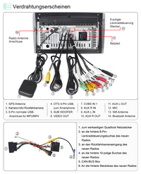 Android 12 Autoradio Carplay WIFI GPS Navi für VW T6 Transporter Multivan 2016-2021