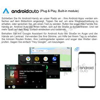 Für VW Transporter Multivan T5 Autoradio 2+32GB Carplay Navi 2 DIN Android 11 GPS SWC