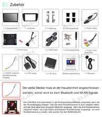 Für Seat Ibiza 6j 9'' HD Android 12 Autoradio 4-Kern 2+32GB CarPlay DSP NAVI GPS