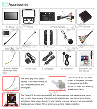 9'' Android 12 CarPlay Car Stereo Radio for Dodge Ram Pickup 2013-2018 with Automatic A/C 2+32GB GPS Navi