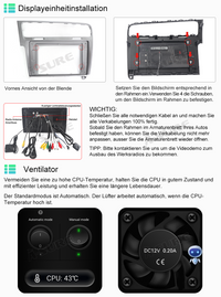 4+64GB Android 13 Autoradio Octa-Core Navi für VW Golf 7 Golf yl Silber 4G LTE WIFI ChatGPT DSP