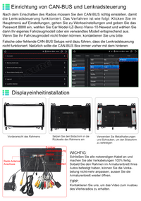 9 Zoll 4+64GB 8-Kern Android 14 Autoradio für Mercedes-Benz A/B-Klasse Viano/Vito/Sprinter W169/639/245, 1280HD IPS Touchscreen kabelloses CarPlay Android Auto 4G LTE GPS-Navigation Bluetooth 5.0 Wi-Fi DSP RDS USB Rückfahrkamera