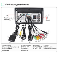 9" Autoradio für Ford Focus Mk2 2004-2011 Carplay Android 12 GPS Sat Nav Stereo 