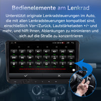 9 Zoll 4+64GB 8-Kern Android 14 Autoradio für VW Passat B6 B7 CC/Polo MK5 6/Golf 5 6 Plus/Tiguan/Touran/Sharan/EOS/Beetle, 1280HD IPS Touchscreen kabelloses CarPlay Android Auto 4G LTE GPS-Navigation Bluetooth 5.0 Wi-Fi DSP FM RDS USB Rückfahrkamera