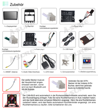 Für VW Touareg 7L6 7L7 7LA Bj. 2002-2009 Android Autoradio Navi Wireless CarPlay