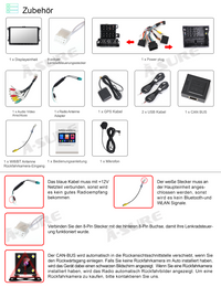 9‘’ ANDROID 12 AUTORADIO 2+32GB CARPLAY FÜR VW GOLF V VI PLUS PASSAT SHARAN 7N EOS T5