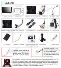 für Ford Focus 2 MK2 MK II Android 12 Autoradio Navi Radio Carplay+Android Auto 