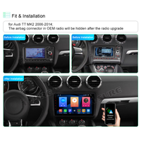 9" Android 12 GPS Navi Car Radio with 2GB RAM 32GB ROM Wireless Carplay Android Auto for Audi TT