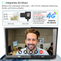 4+64GB 8-Kern Android 14 Autoradio für Opel Corsa/Corsa D/Zafira B/Astra H/Antara/Vectra C/Meriva, 1280HD IPS Touchscreen kabelloses CarPlay Android Auto 4G LTE GPS-Navigation Bluetooth 5.0 Wi-Fi DSP RDS USB Rückfahrkamera