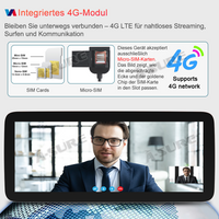 12,3 Zoll 8-Kern 4+64GB Android 14 Autoradio für Hochkonfigurationsversionen (MIT OEM-Maus) von AUDI A4/S4 B8 (2009-2016), AUDI RS4 B8 (2012-2015), 2K QLED IPS Touchscreen Apple CarPlay Android Auto GPS-Navigation Bluetooth Wi-Fi 4G LTE DSP FM RDS