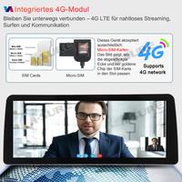 12,3 Zoll 8-Kern 4+64GB Android 14 Autoradio für Low-Konfigurationsversionen (OHNE OEM-Maus) von AUDI A4/S4 B8 (2009-2016), AUDI RS4 B8 (2012-2015), 2K QLED Touchscreen Apple CarPlay Android Auto GPS-Navigation Bluetooth Wi-Fi 4G LTE DSP FM RDS