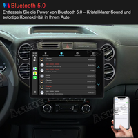 13,1 Zoll 8-Kern Android 14 4+64GB Autoradio für VW Golf Plus 2004-2013/VW Tiguan 2007-2016, 2K QLED IPS Touchscreen kabelloses CarPlay Android Auto 4G LTE GPS-Navigation Bluetooth Wi-Fi DSP FM RDS USB