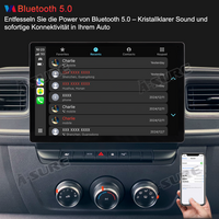 13,1 Zoll 8-Kern Android 14 4+64GB Autoradio für Renault Master 2019–2023/Opel Movano B 2019–2021/Nissan NV400 2019–2023, 2K IPS Touchscreen kabelloses CarPlay Android Auto Rückfahrkamera GPS-Navigation Bluetooth Wi-Fi DSP FM RDS 4G LTE