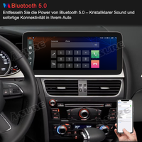 12,3 Zoll 8-Kern 4+64GB Autoradio für Low-Konfigurationsversionen (OHNE OEM-Maus) von AUDI A4/S4 B8 (2009-2016), AUDI RS4 B8 (2012-2015), Android 14 2K QLED IPS Touchscreen kabelloses CarPlay Android Auto GPS-Navigation Bluetooth Wi-Fi 4G LTE DSP FM RDS