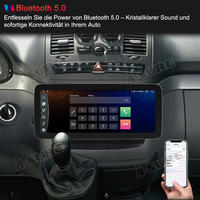 12,3 Zoll 8-Kern 4+64GB Autoradio für Mercedes Benz Vito/Viano W639 2003-2013, Android 14 2K QLED IPS Touchscreen kabelloses CarPlay Android Auto GPS-Navigation Bluetooth Wi-Fi 4G LTE DSP FM RDS USB