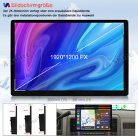 13,1" 8-Kern Android 14 Autoradio 4+64GB für Ford Transit Custom 2012-2021, 2K IPS Touchscreen kabelloses CarPlay Android Auto GPS-Navigation Bluetooth Wi-Fi DSP FM RDS 4G LTE