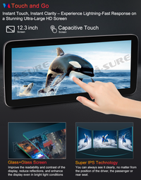 A-Sure 12.3" 2K Touchscreen 8-core 4+64GB Car Radio Android 16 Stereo for NBT BMW 3 F30/F31/F34/F35 (2013-2016)/BMW 4 F32/F33/F36 (2013-2016), Support Apple CarPlay/Android Auto/GPS Nav/4G LTE/Wi-Fi/BT 5.0/DSP