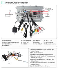 Apple Carplay 7" Autoradio Android 11 GPS Navi 2 DIN Für VW GOLF 5 6 Passat Polo
