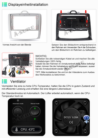 8-Kern 4+64GB Android 14 Autoradio für Ford Focus MK2 2004-2011, 9 Zoll 1280HD IPS Touchscreen kabelloses CarPlay Android Auto 4G LTE GPS-Navigation Bluetooth 5.0 Wi-Fi DSP FM RDS USB Rückfahrkamera