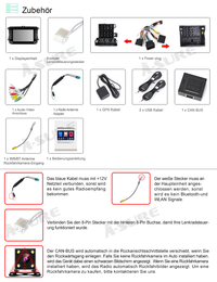 2 DIN Polo 6R Android 11 Autoradio VW Golf 5 6 Plus Touran Tiguan Passat B6 Navi