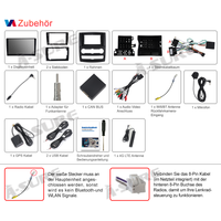 13,1 Zoll 8-Kern 4+64GB Autoradio für VW Crafter/Mercedes-Benz Sprinter/Dodge Sprinter/Freightliner Sprinter, Android 14 2K IPS Touchscreen kabelloses CarPlay Android Auto GPS-Navigation Bluetooth Wi-Fi DSP FM RDS 4G LTE