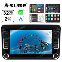 7'' Android 11 Car Stereo Radio GPS Sat Nav Carplay Für VW Golf Plus V VI Passat