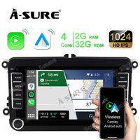 Android 11 GPS Navi Autoradio 2+32GB CarPlay für VW TOURAN GOLF Tiguan PASSAT