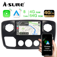 10.1" Android Octa-Core 4GB+64GB Autoradio Navi für Opel Movano B MK2 2010-18; Renault Master MK3 2010-18; Nissan NV400 2010-18 Unterstützt Built-in 4G Wireless Carplay Android Auto USB Bluetooth 5.1 FM Radio RDS