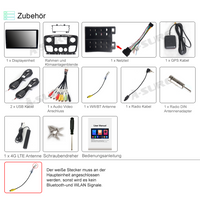 10.1" Android Octa-Core 4GB+64GB Autoradio Navi für Opel Movano B MK2 2010-18; Renault Master MK3 2010-18; Nissan NV400 2010-18 Unterstützt Built-in 4G Wireless Carplay Android Auto USB Bluetooth 5.1 FM Radio RDS