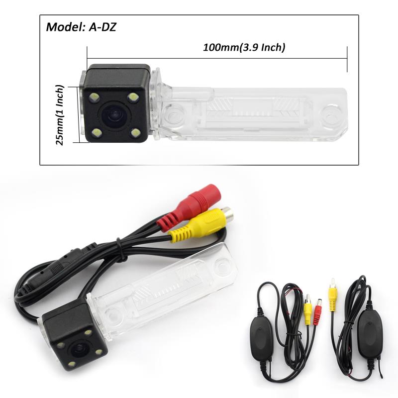 drahtlose Rückfahrkamera mit Cinch-Stecker für A-SureVW-Autoradios
