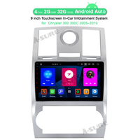 9" Android 2 GB RAM + 32 GB ROM Autoradio-Navigations-GPS-Haupteinheit für Chrysler 300 300C 2005-2010, unterstützt kabelloses Carplay, Android Auto, 1280 x 720 Pixel, Bluetooth, DSP, WLAN, SWC, RDS, USB