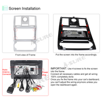 9" Android 2 GB RAM + 32 GB ROM Autoradio-Navigations-GPS-Haupteinheit für Chrysler 300 300C 2005-2010, unterstützt kabelloses Carplay, Android Auto, 1280 x 720 Pixel, Bluetooth, DSP, WLAN, SWC, RDS, USB