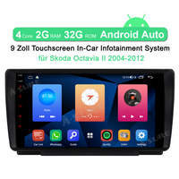 9" Android 11 AutoRadio 2+32GB Carplay Android Auto GPS Navi für SKoda Octavia 2 Yeti 2008-2014