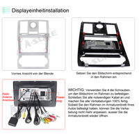 9" Android 2GB RAM+32GB ROM Autoradio Navigation GPS for Chrysler 300 300C 2005-2010 Unterstützt Wireless Carplay Android Auto 1280x720 Pixel Bluetooth DSP Wifi SWC RDS USB