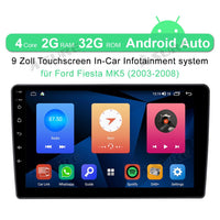 9" Integriertes kabelloses Android Carplay Android Auto DSP GPS Navi Autoradio 2GB+32GB für Ford Mondeo Focus Fusion Galaxy Kuga C-Max S-Max, 1280x720 Pixel, DSP Bluetooth WiFi GPS SWC