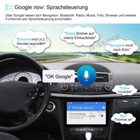 9" Octa-Core Android 10 Autoradio Navigation GPS für Mercedes-Benz E-Klasse W211 (2003–2009), C219 CLS-Klasse (2004–2009); 4 GB RAM + 64 GB ROM Radio, integriertes 4G LTE, Bluetooth, DSP, GPS; mit Wireless Carplay Android Auto 