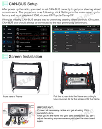 10,1 Zoll 2 + 32 GB Wireless Carplay Android Auto Autoradio Radio Navigation Headunit für Toyota Camry 2012–2014 JBL mit Pixel 1280 x 720
