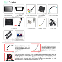 9" Android Autoradio mit Navi 2+32GB GPS für Skoda Superb ab 2016, Unterstützt Wireless Carplay Android Auto, Integriertes 4G Modern, 1280x720 Pixel, DSP Bluetooth WiFi GPS