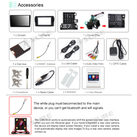 9" 2+32GB Android Autoradio DSP GPS Navi Car Radio with Wireless Carplay Android Auto for Mercedes-Benz M-Class ML-Class W164 (2005–2011), Support DSP Wifi Bluetooth 1280x720P Display USB SWC