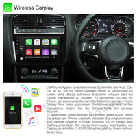Android 10 Navi GPS 9'' Wireless Carplay 4-Core 32GB für Autoradio VW Polo V 6C 2014-2017