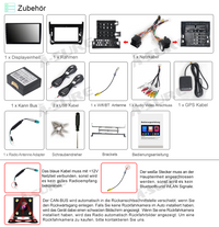 Android 10 Navi GPS 9'' Wireless Carplay 4-Core 32GB für Autoradio VW Polo V 6C 2014-2017